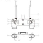 G-2 Data Link System 2.4GHz 17KM  HD Digital Video Telemetry Transmission System High Definition Integrated Image for RC Drone